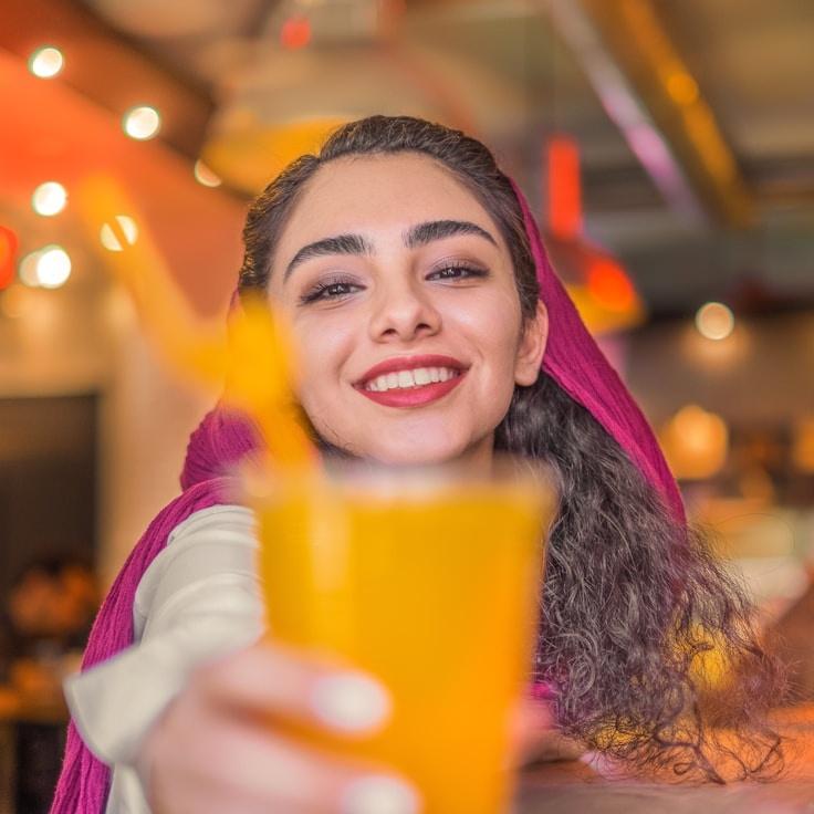 Portrait of Jordan Vega, group coordinator and fusion cooking expert